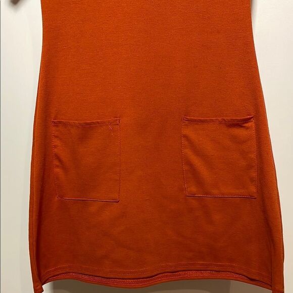 PrettyLittleThing Orange Mini Dress - Picture 4 of 10